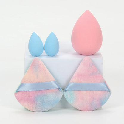 5Pcs Professional Makeup Sponge Set - Soft, Gentle, Multi-Purpose Tools for Perfect Foundation, Powder and Blush Application