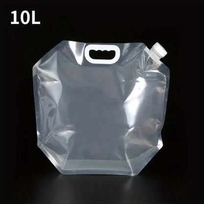 5L/10L Collapsible Water Container Water Storage Jug Bag for Outdoor Camping Hiking Emergency Survival