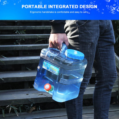 7.5/10/15L Drinking Water Container with Spigot Leakproof Camping Water Tank Large Capacity Water Storage Carrier for Hiking Car