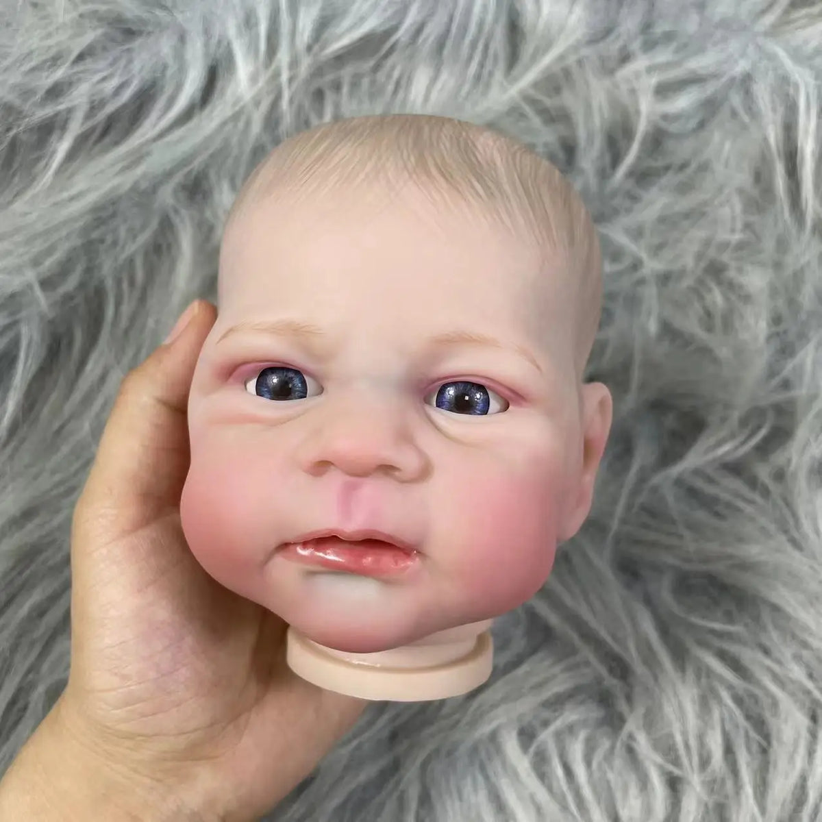17 Inch Painted Vinyl Reborn Doll Kit Elijah Hand-painted Hair Unassembled Reborn Baby Doll Parts With Cloth Body