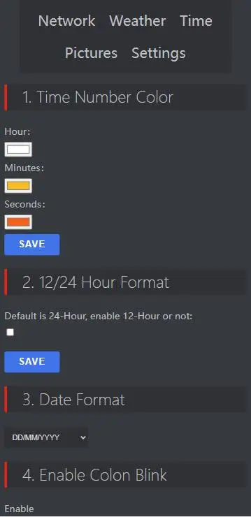 GeekMagic Ultra Smart WiFi Weather Forecast Station Bed Clock for Desktop Decoration, photo Album with Gif Animation