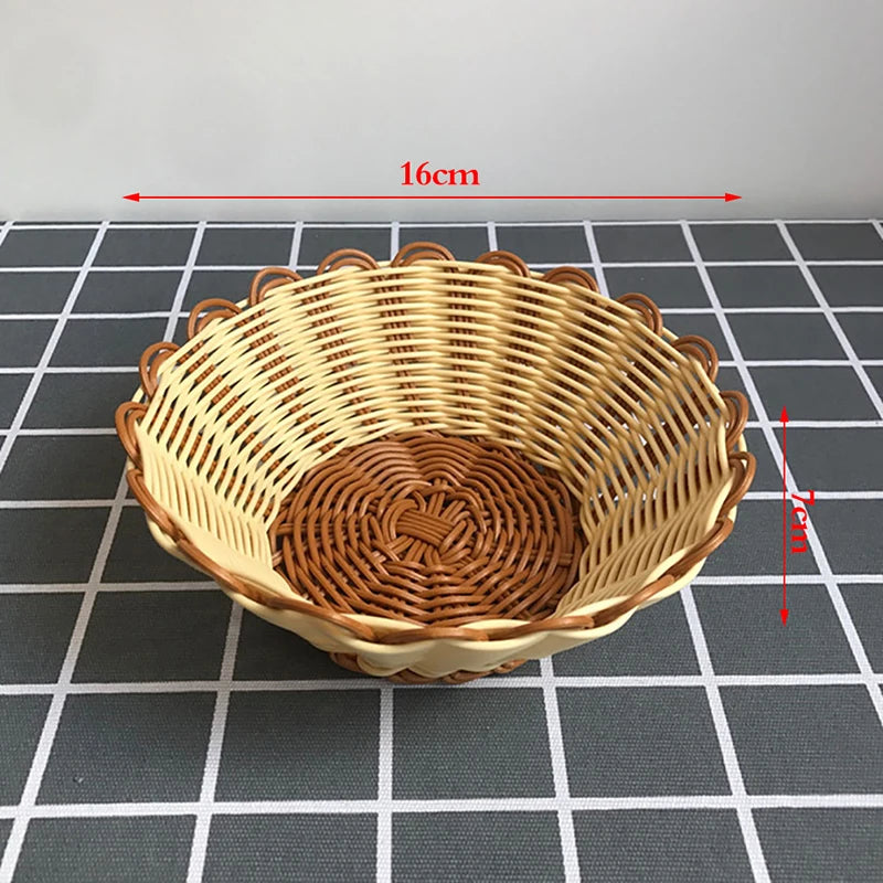 1PCS Tableware Solid Wood Round Dessert Plate Japanese-style Wooden Tray Snack Plate Dried Fruit Plate Wooden Plate