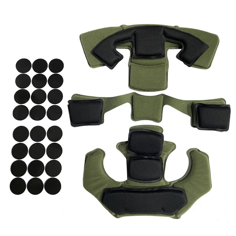 Tactical Airsoft Paintball Helmet Suspension System Protective Pads Gen1 Memory Foam Pad for Wendy Fast MICH ACH Helmet