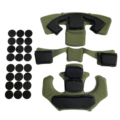 Tactical Airsoft Paintball Helmet Suspension System Protective Pads Gen1 Memory Foam Pad for Wendy Fast MICH ACH Helmet