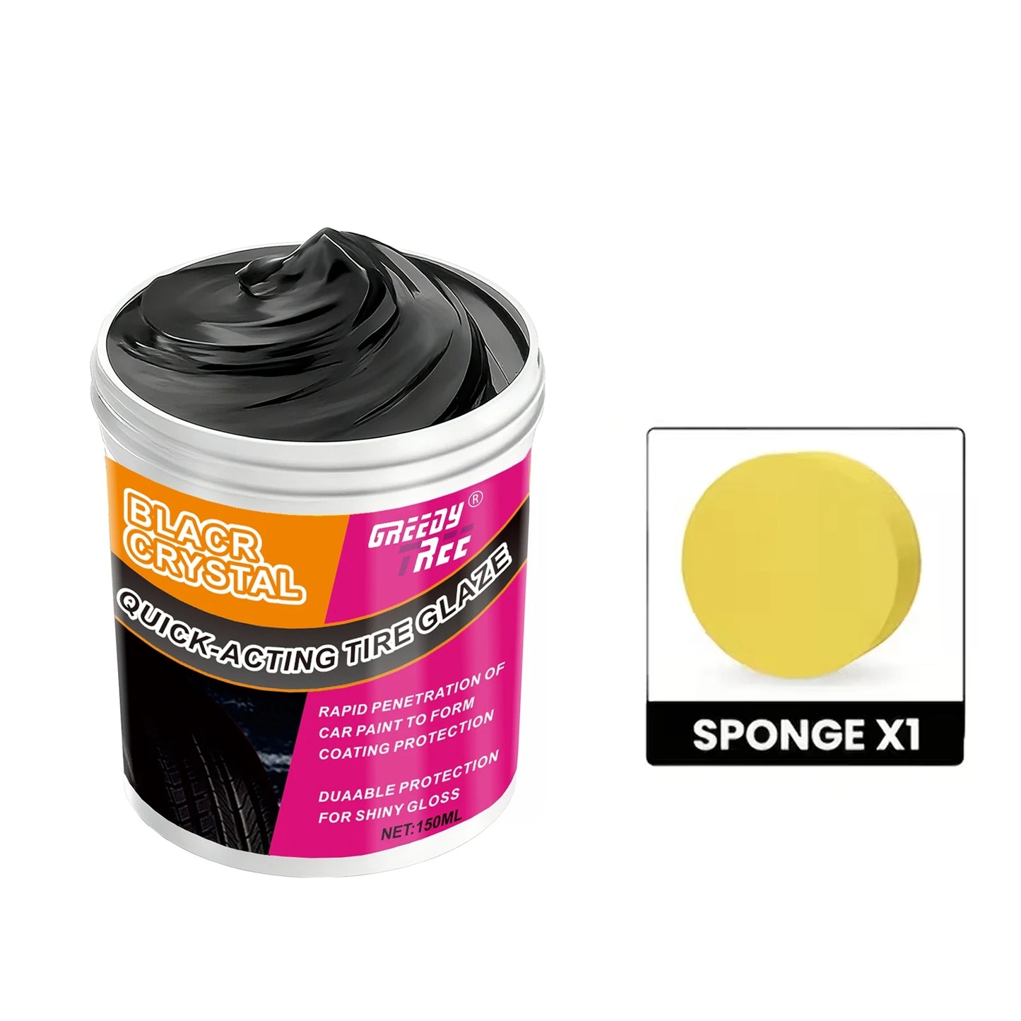 [All-in-One Repair Cream] All-in-One Plastic & Rubber Repair Cream - Instant Black Restoration, Scratch Remover & Anti-Aging For