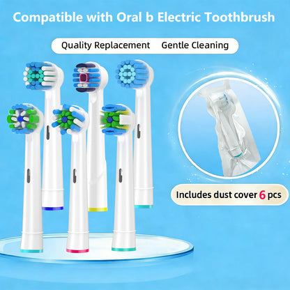 4-12pcs Replacement Brush Heads For Oral-B Electric Toothbrush Advance Power/Vitality Precision Clean/Pro Health/Triumph/3D Exce