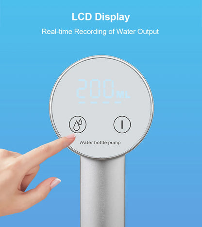 Electric Water Gallon Bottle Pump Automatic Water Dispenser Pump 19 Liters Foldable Desktop Water Bottle Pump H3 Rechargeable
