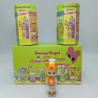 Sonny Angel Mini Figure Home Sweet Home Series Blind Box  Model Anime Doll Desktop Ornament Decor Toy Girl Birthday Gift
