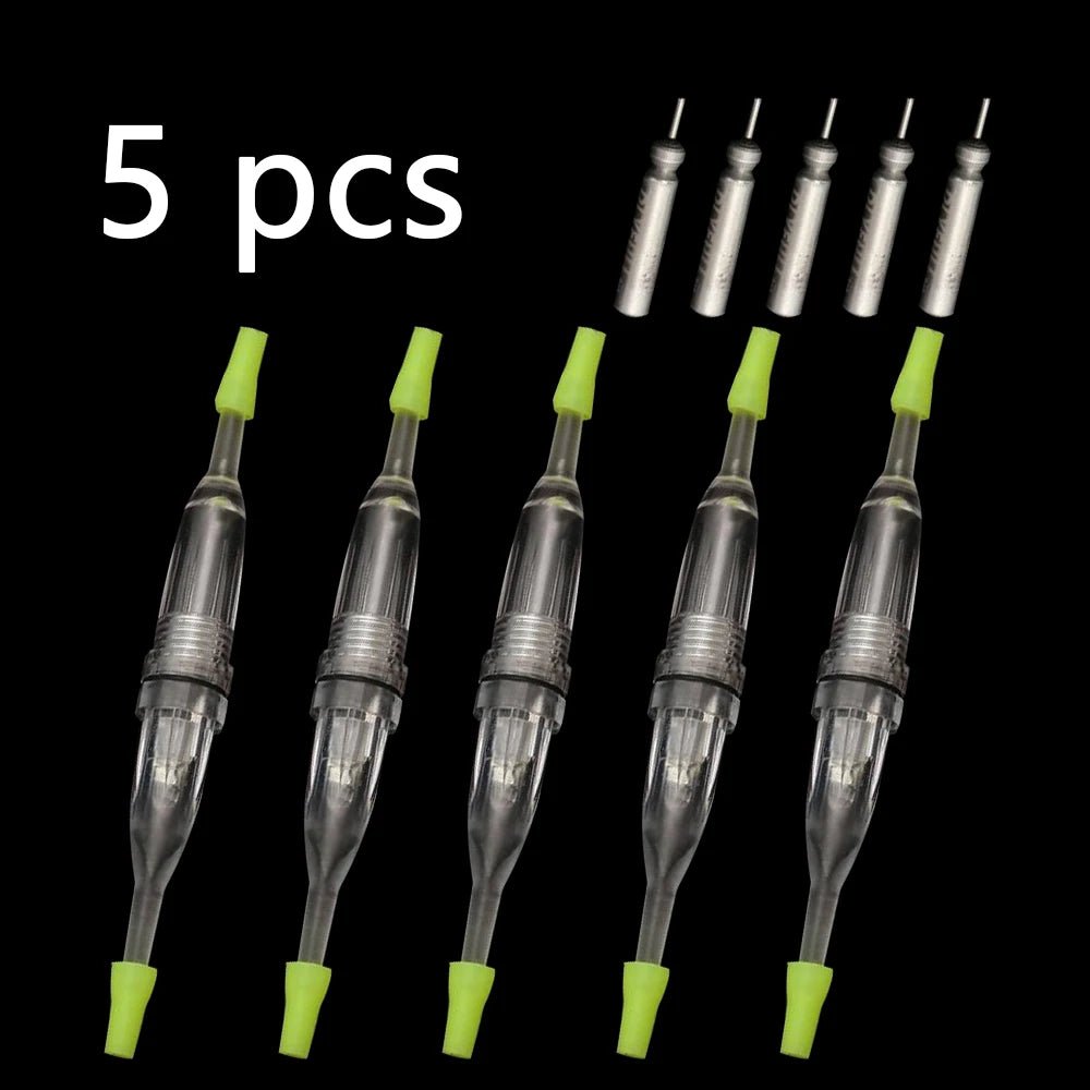 5 pcs flashing two end fishing lights, underwater fishing lights, boat fishing night bait lights, taillights
