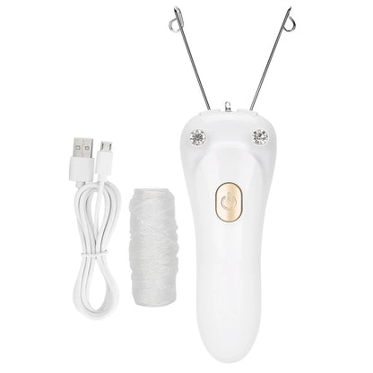 Facial Hair Remover Cotton Thread Electric Facial Hair Remover Wire Hair Shaver Beauty Epilator Cotton Strength Threading Thread