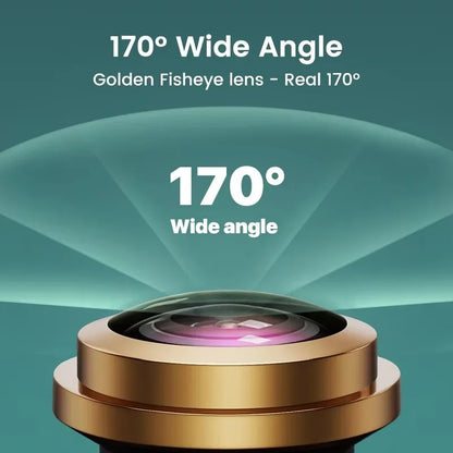 Golden Fisheye Lens Car Rear View Camera 170° Full HD Night Vision Reverse AHD Waterproof Metal Body Vehicle Parking Camera