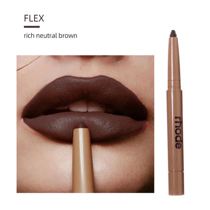 RhodeSkin Peptide Lip Shape Pen Lip Liner Long Lasting Lip Tint Pencil Pen Makeup Lipstick Powder Blusher Gloss Makeup Lipliner