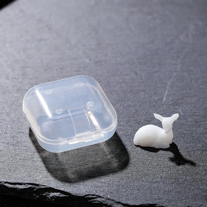JCD Mini Elk Deer Resin Filled Model Epoxy Animal Mold 3D Miniature Landscape Accessories for Diy Crafts Jewelry Making