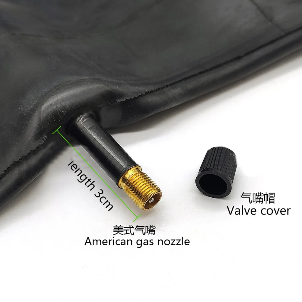 Bike Inner Tube 20x4 Inch Wided Rubber Spare Tube For Snowmobiles ATVs Bicycles Tire Cycling Parts Accessories