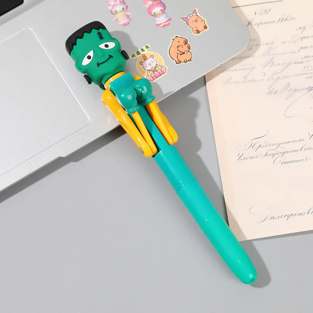 Writing Interactive Boxing Pen 1.0mm Boring Fun Mechanism Fist Pen Signature Press Ballpoint Pen Boxing Fighting Pen Party Game