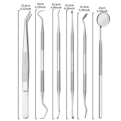 [6pcs Soundwave Tartar Remover] 6pcs Soundwave Tartar Remover for Dogs and Cats | Dental Cleaning and Tartar Kit | Teeth Cleaner
