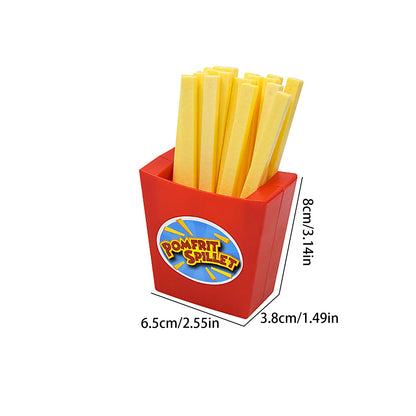 Flying french fries Desktop game puzzle for parent-child interaction tabletop game party props bounce french fries for kids gift