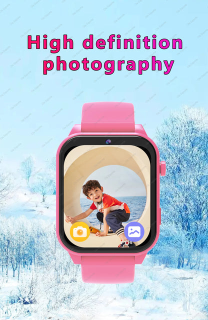 2026 New Kids Camera Smart Watch For Kids Games Sleep Monitor Flashlight Alarm Clock Boy Girl Gift Children Partner Smartwatch