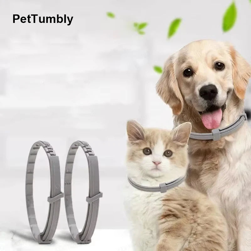News 38/70CM Cats Dogs Calming Pheromone Collars, Pets Comfortable Adjustable Collar for Puppy Kitten Large Dog Accessories