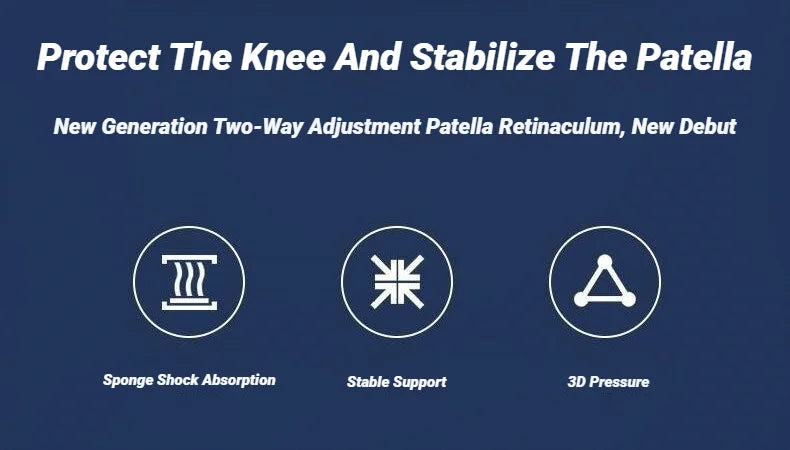 Patella Band Protection Kneecap Knee Tendon Support Strape Brace Adjustable Absorption Compression Pad Basketball