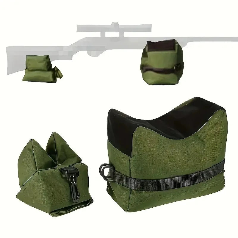 Shooting Rest Bag Durable Oxford Cloth Un-filled Sand Bags Portable Aiming Bench Stand for Rifles/Sniper/Hunting/Target Sports