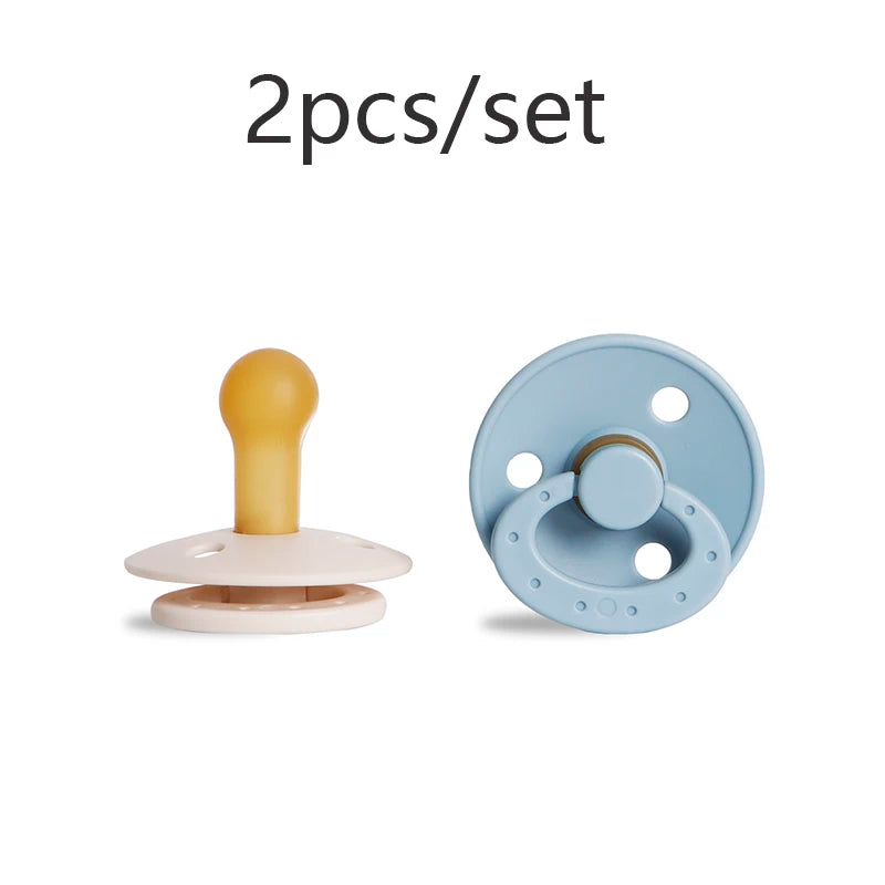 Modabebe Silicone Baby Pacifier Food Grade Silicone Newborn Soother Solid Color Dummies Silicone Nipple For Bebe 2PCS