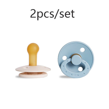 Modabebe Silicone Baby Pacifier Food Grade Silicone Newborn Soother Solid Color Dummies Silicone Nipple For Bebe 2PCS