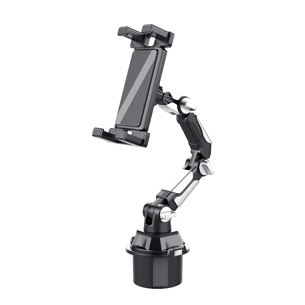 Car Cup Holder Phone Tablet Mount 360 Rotation Flexible Arm Stand For iPhone Android iPad Auto Interior Accessory Daily Use