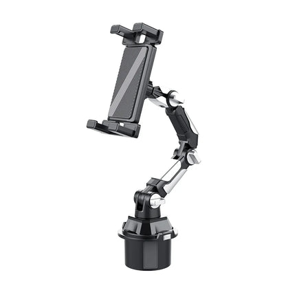Car Cup Holder Phone Tablet Mount 360 Rotation Flexible Arm Stand For iPhone Android iPad Auto Interior Accessory Daily Use