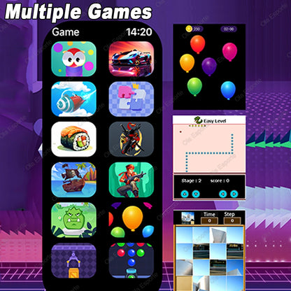 2026 New Kids Camera Smart Watch For Kids Games Sleep Monitor Flashlight Alarm Clock Boy Girl Gift Children Partner Smartwatch