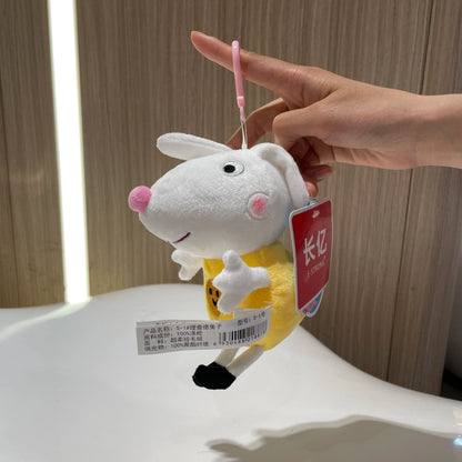 19cm 100% Genuine PEPPA PIG Stuffed Soft Doll Peppa George Zoe Suzy Rebecca Emily Danny Pedro bear Dinosaur Children Plush toy