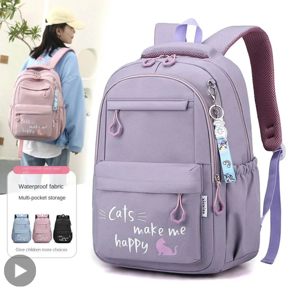 Teenage Girls School Bag Children Backpack Class Child Kids Back Pack Kawaii Bagpack Cute Women Rucksack Female Bolsas Portfolio