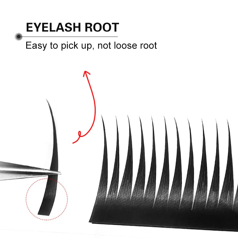 winky beauty 07 C/D Wet Eyelash Extension Manga Wispy Cosplay Type Spikes Lashes Extensions Volume Premade Fans Lashes Supplies