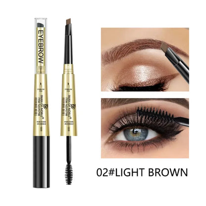 Thin Headed Eyebrow Pencil With Waterproof And Durable Brush Head Contour, Naturally Suitable For Everyone