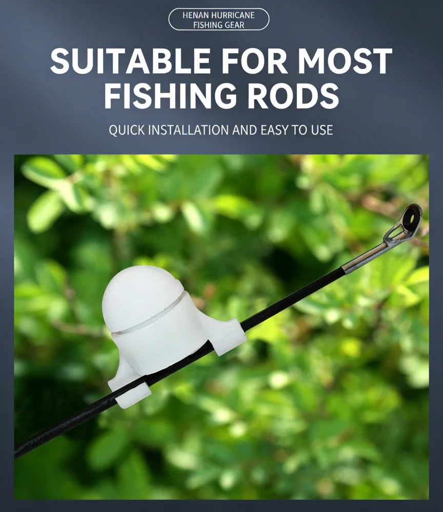 Fishing Sea Rod Alarm High Sensitivity Automatic Fish Bite Sensor Electronic Intelligent Sensing Hook Bite Signal Light