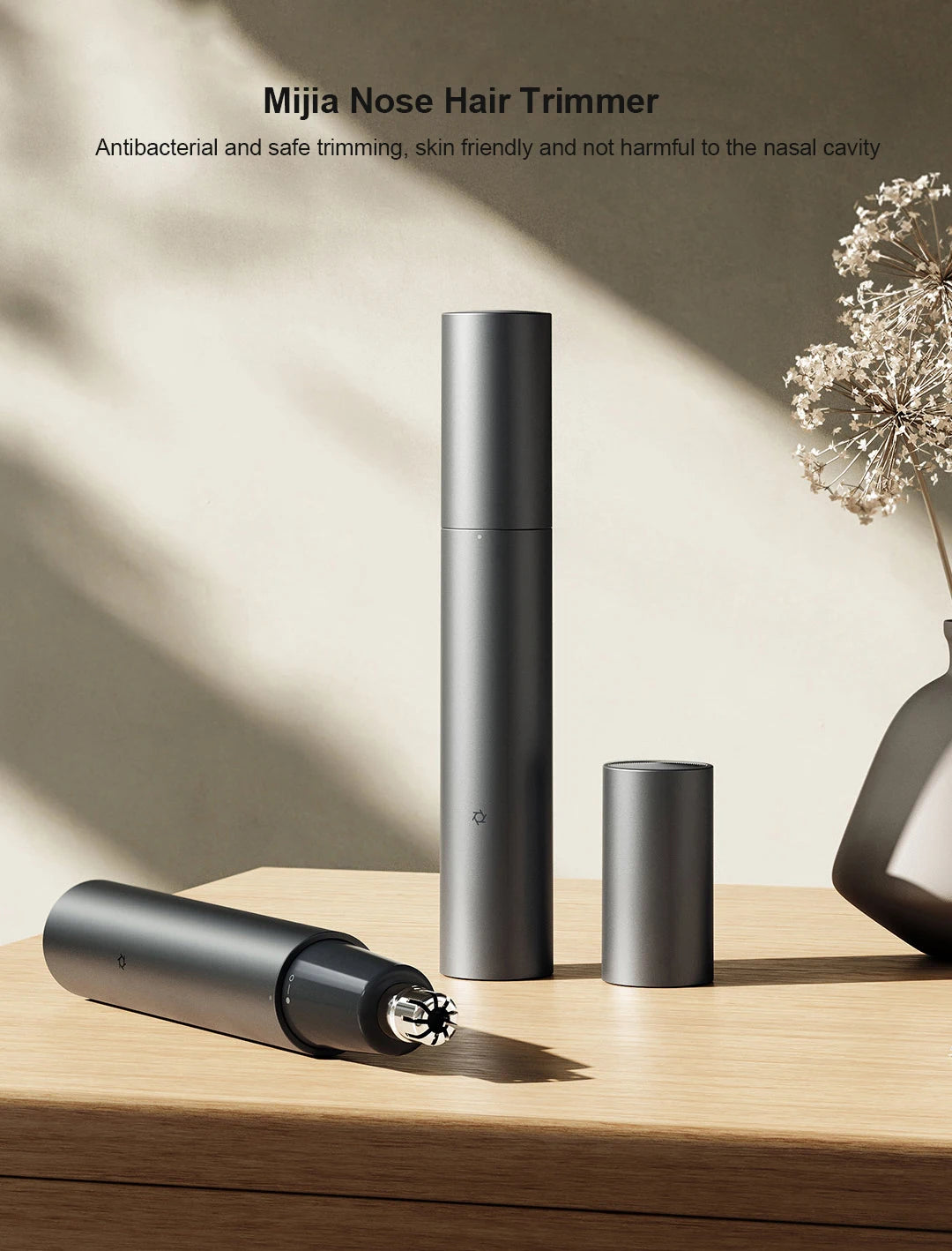 Xiaomi Mijia Electric Nose Hair Trimmer Portable Nose Ears Hair Eyebrow Trimmer  for Men Rechargeable Painless Clipper