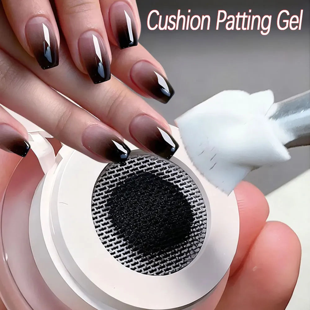 5ml White Cushion Ombre Painting Nail Gel No Wipe Gradient Patting Gel Polish Ombre ,Aura, Blush & Blend Manicure Gel Polish #2g