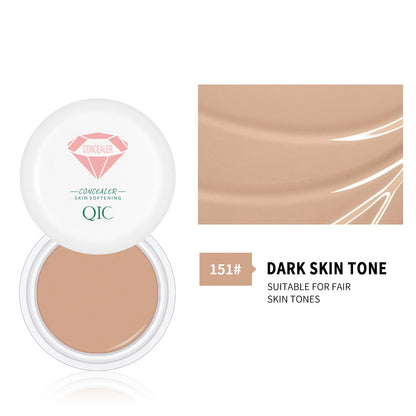 QIC Waterproof & Sweatproof Concealer Cream - Tattoo Coverage, Long-Lasting Foundation, Natural, Full Coverage, All Skin Types