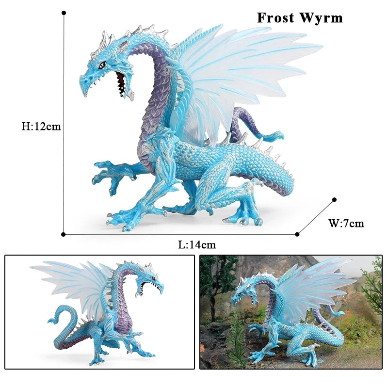 Oenux Mythical Dinosaur Dragon Tiger Golem Lion Snowmen Cattle Model Action Figures Artistical Decoration Collection Kid  Toy