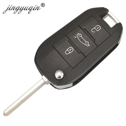 jingyuqin 433.92Mhz ID46-pcf7941 Car Remote Key 2/3 Buttons Fob For Peugeot 508 208 2008 301 308 5008 Citroen C-Elysee C4-Cactus