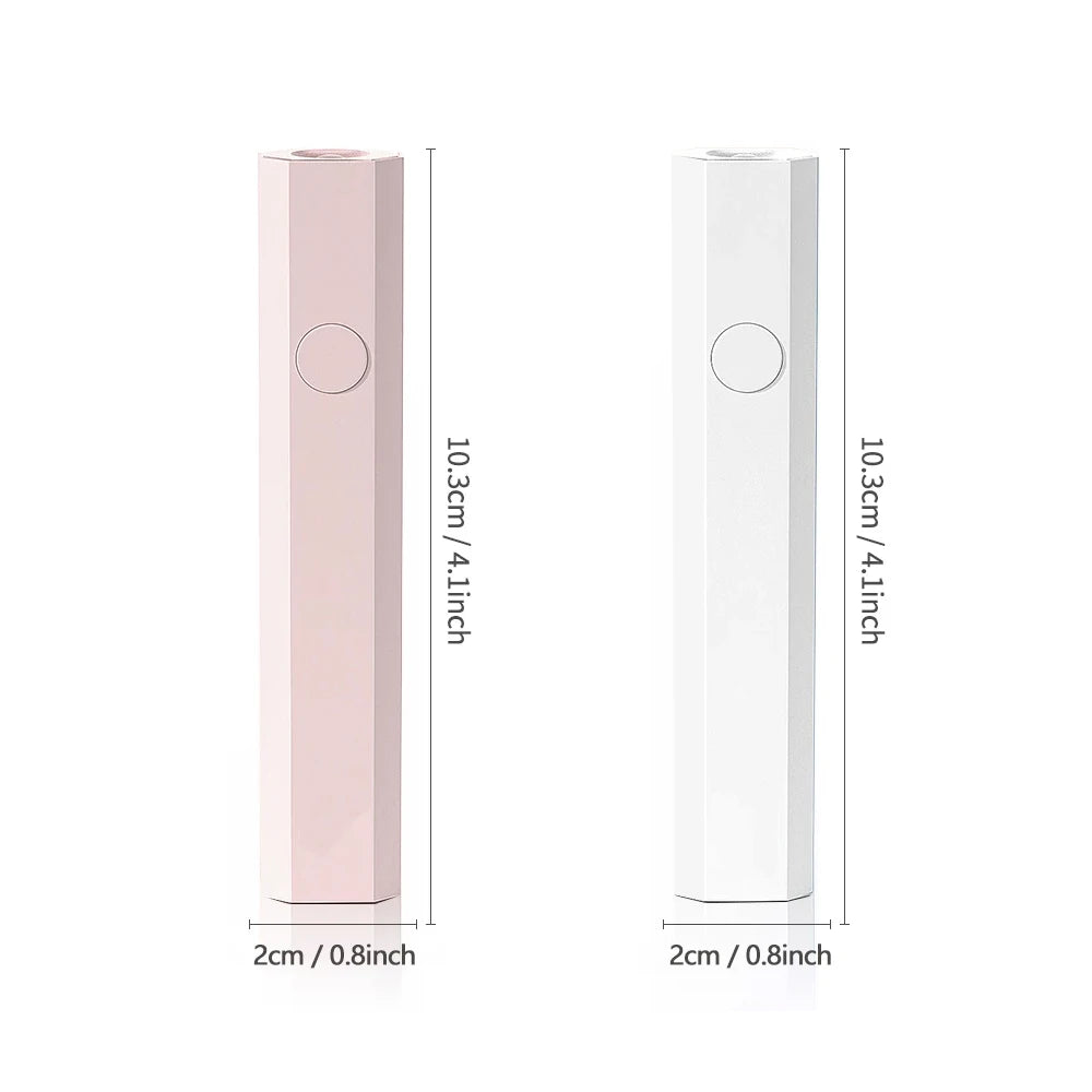 YIKOOLIN Mini Handheld UV Light Fast Gel Nail Drying Lamp for Home Salon Tools Professional Nail Phototherapy Flashlight Pen
