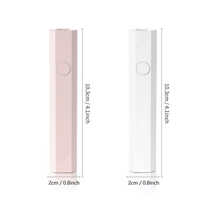 YIKOOLIN Mini Handheld UV Light Fast Gel Nail Drying Lamp for Home Salon Tools Professional Nail Phototherapy Flashlight Pen