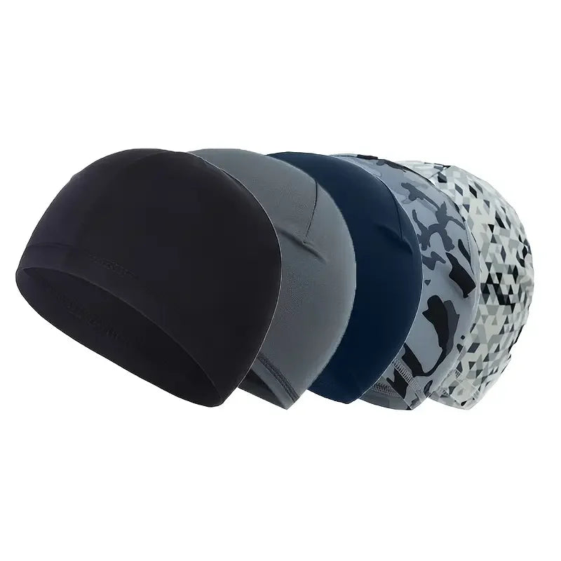 Sun Beanie Hats,Quick Dry Helmet Cycling Cap Anti-Sweat Sports Hat Motorcycle Bike Riding Bicycle Cycling Hat Unisex Inner Cap