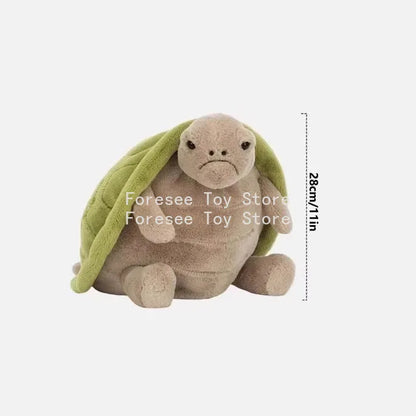In Stock 28cm Timmy Turtle Plush Toy Surrounding Doll PPcotton Comfortable Cute Companionship Soothe Doll Best Gift for Children