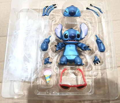 2025 New Kaiyodo Stitch Action Figure Revoltech Stitch Figurine Joint Mobile Model Toys Ko Version Collection Children Gifts