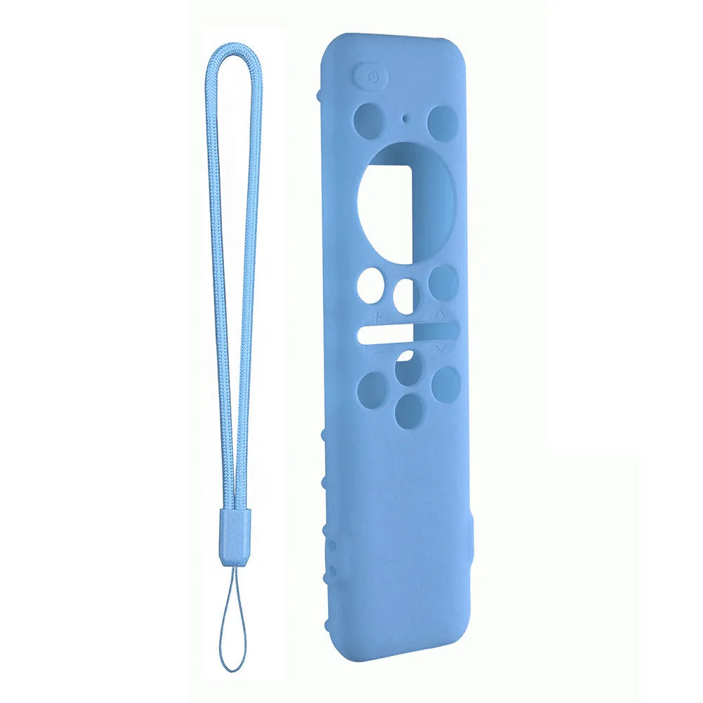 For Samsung BN59-01432A 01432B Remote Control Silicone Protective Case Shockproof Anti-Slip Smart TV Soft Sleeve with Lanyard
