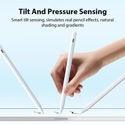 Pencil for Apple iPad with Palm Rejection Stylus Pen for iPad Air M2 Pro 13 Pro 12.9 10 Gen 7th 8th 9th 10.2 for iPad Pencil