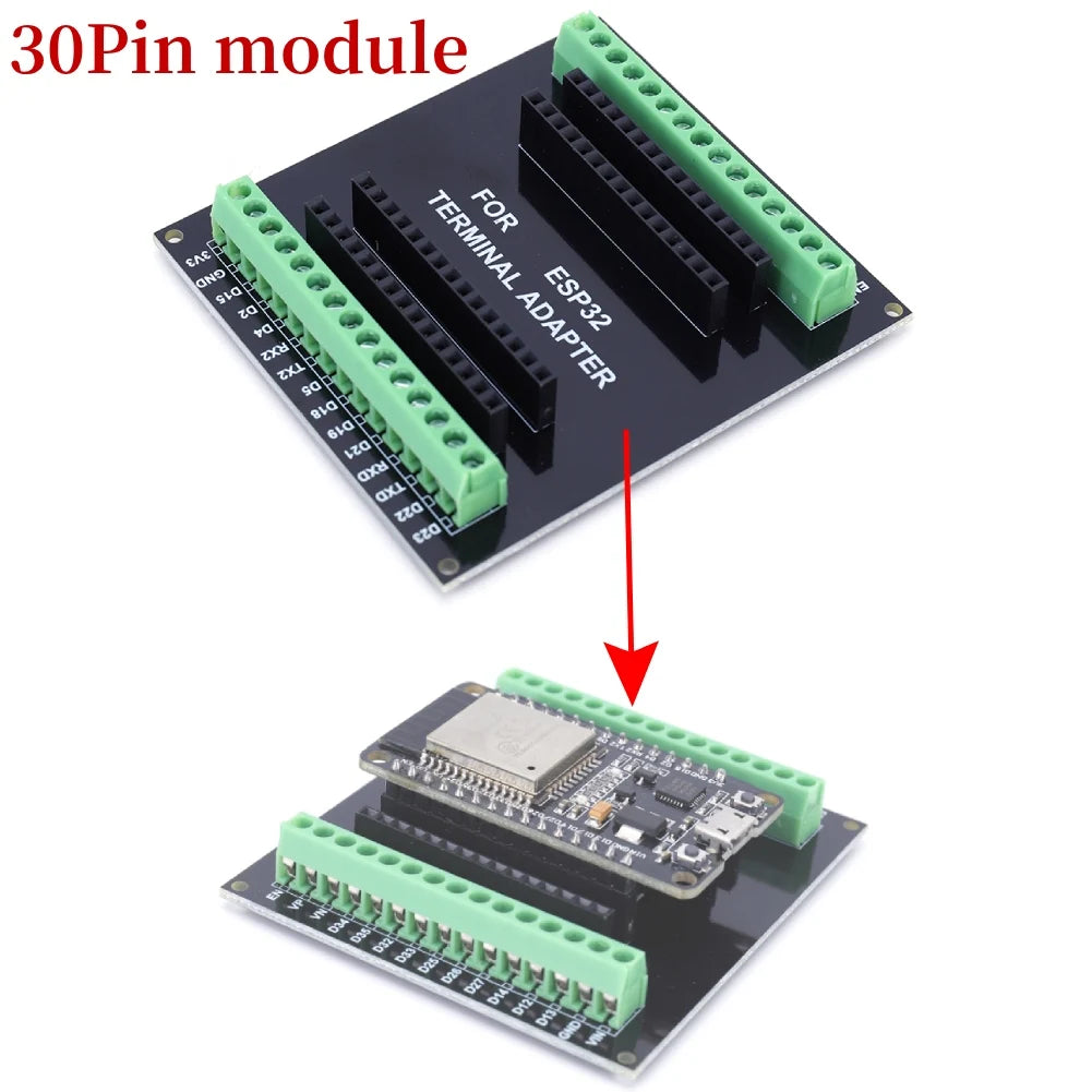 ESP32 -32D Development Board Wireless WiFi Bluetooth module Ultra-Low Power Consumption Dual Core 30Pin ESP 32 for Smart Home ﻿