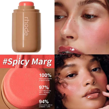 Rhodeskin Contour Stick Waterproof Bronzer Natural Finish Nose & Jawline Contouring Pocket Gift for Women Daily Party Makeup