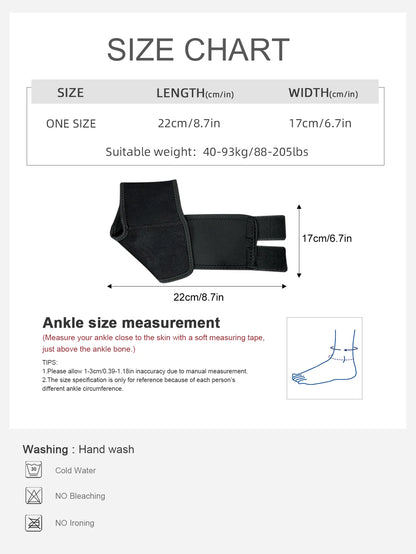 1 Piece Adjustable Neoprene Ankle Support for Running Basketball